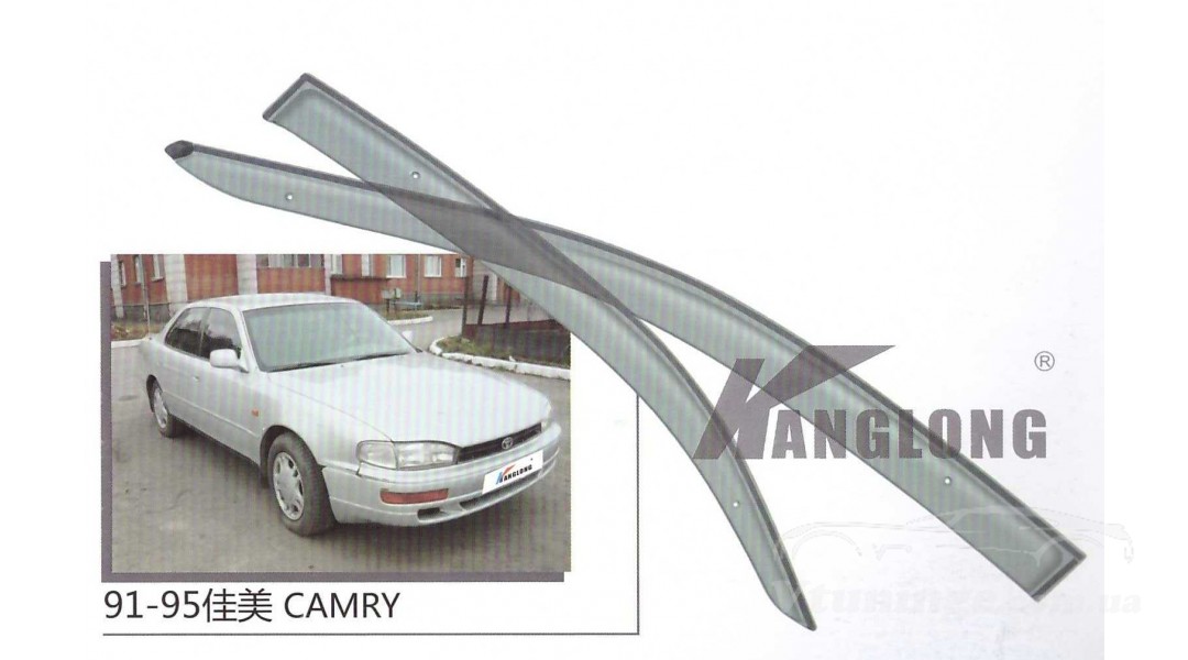 Ветровики (дефлектор окон) для Toyota Camry V10 1992-1998...