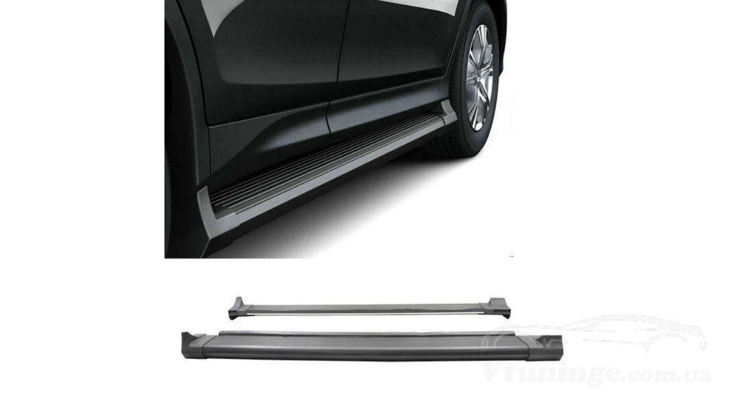 Боковые пороги OE-Style для Toyota Rav-4 2013-2015...